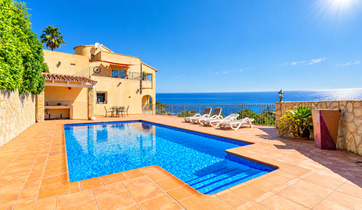 villa-mediterranea-con-piscina-frente-al-mar